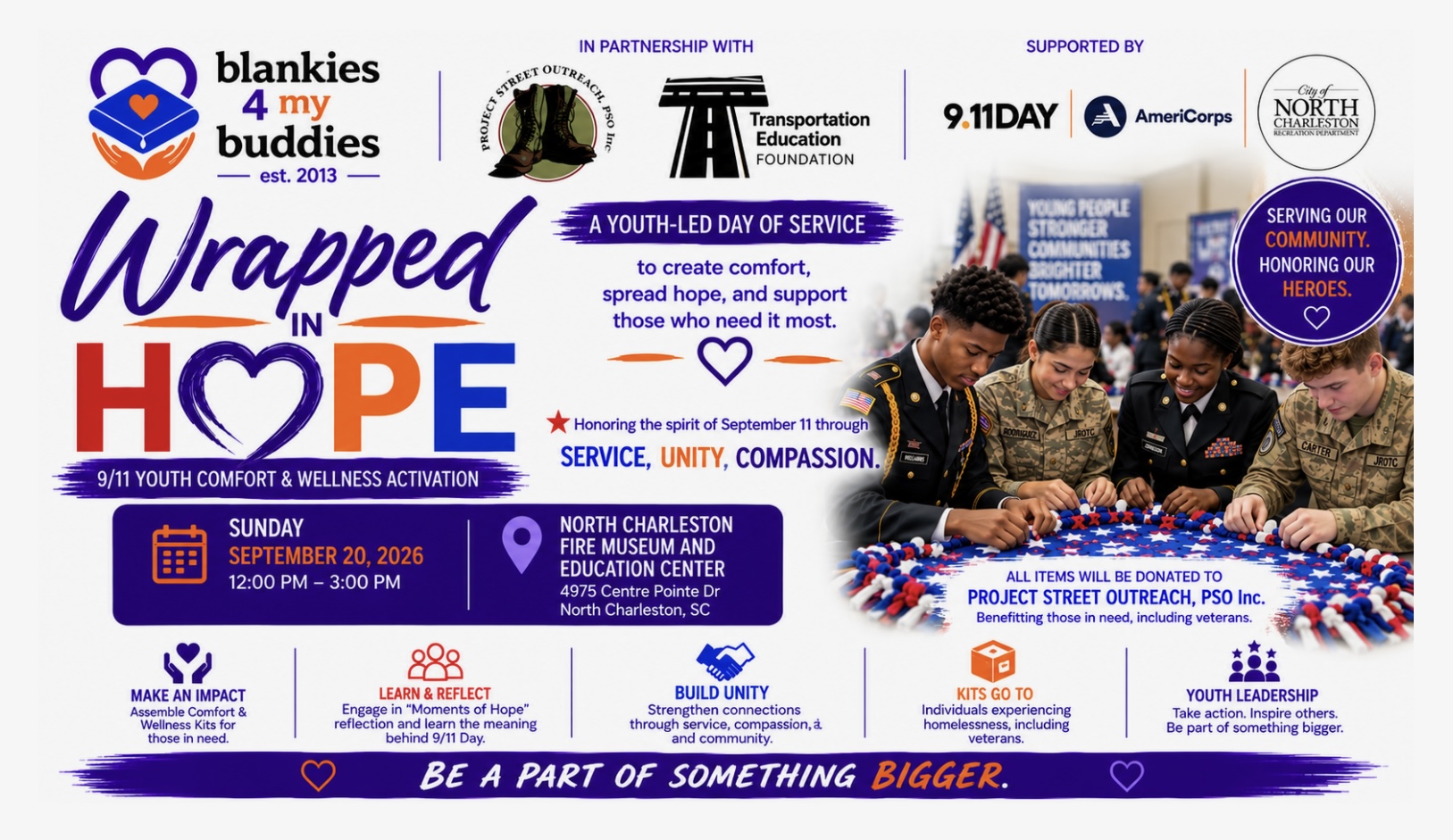 Wrapped In Hope 9/11 Day Activation CHS
