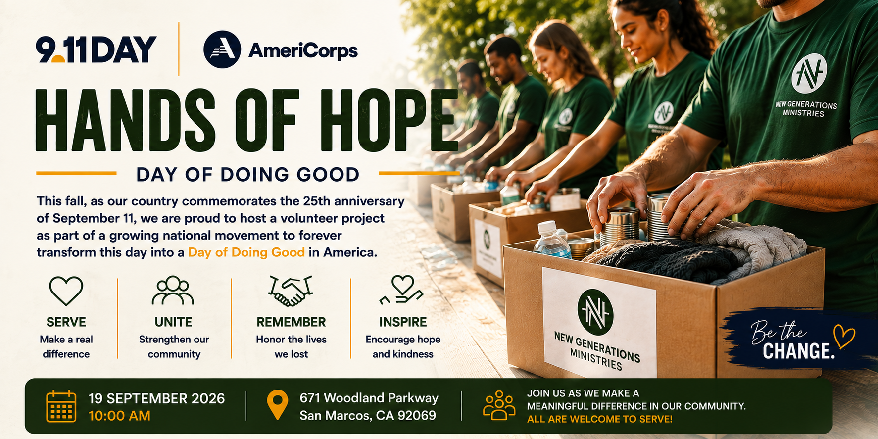 Hands of Hope: 9/11 Day of Service