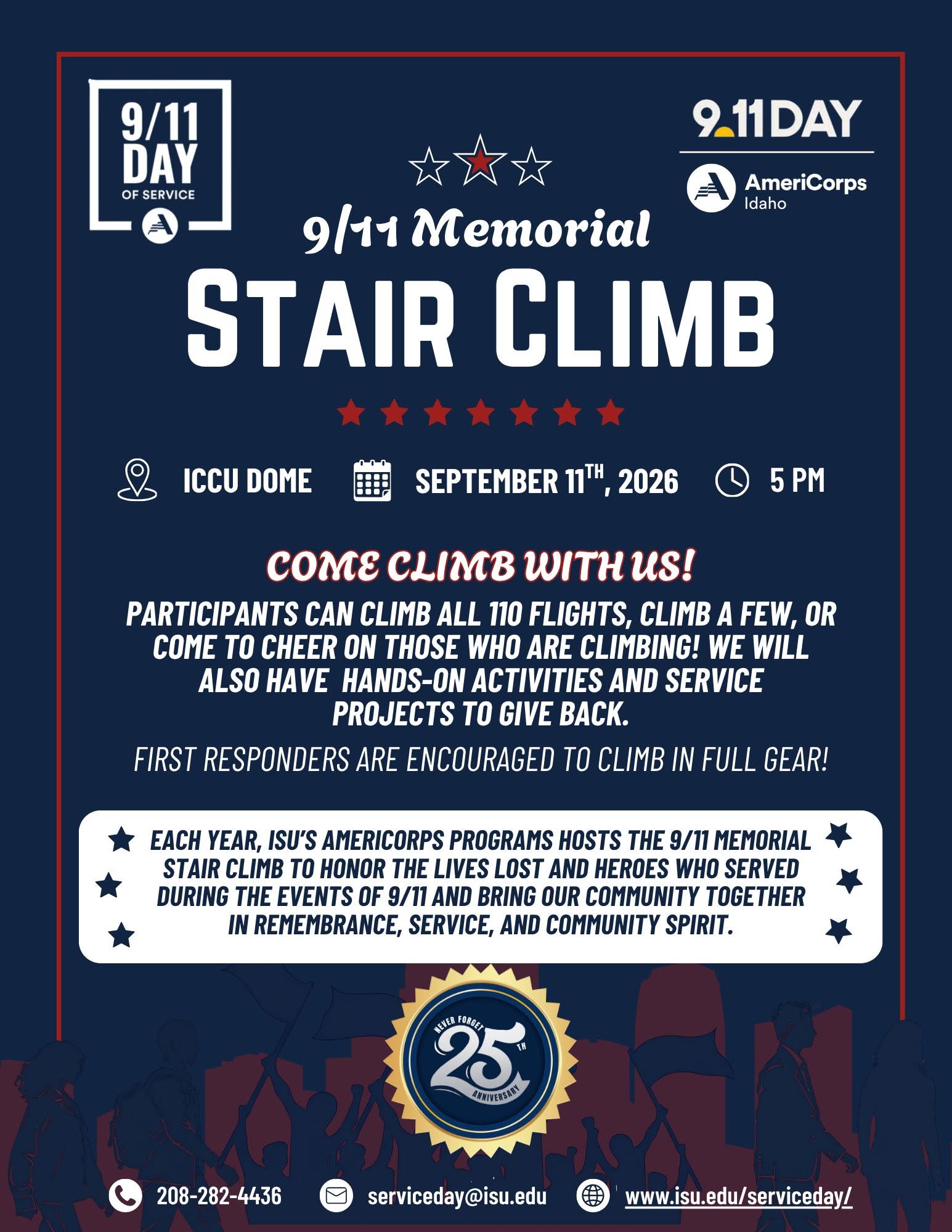 ISU's 9/11 Memorial Stair Climb