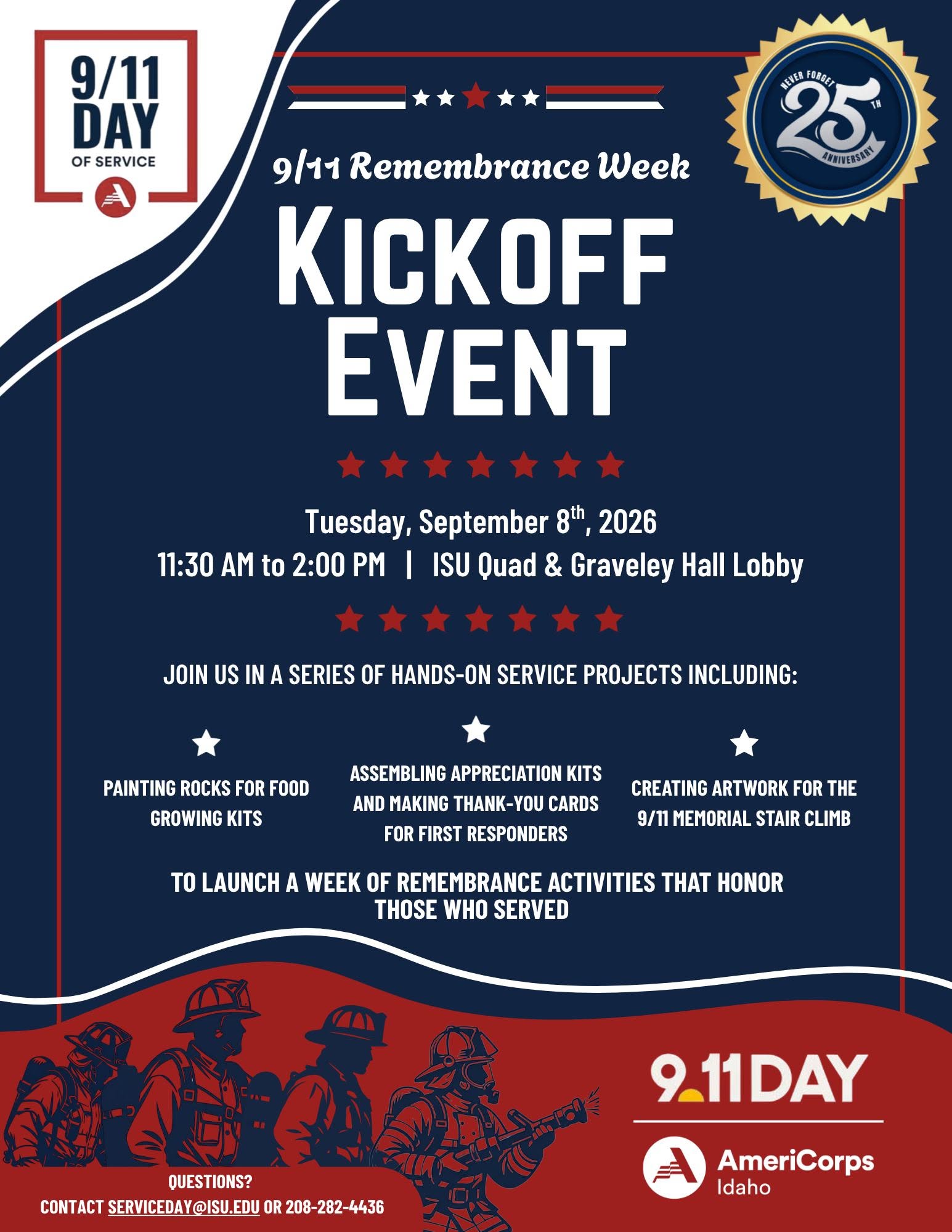 ISU's 9/11 Week Kick Off