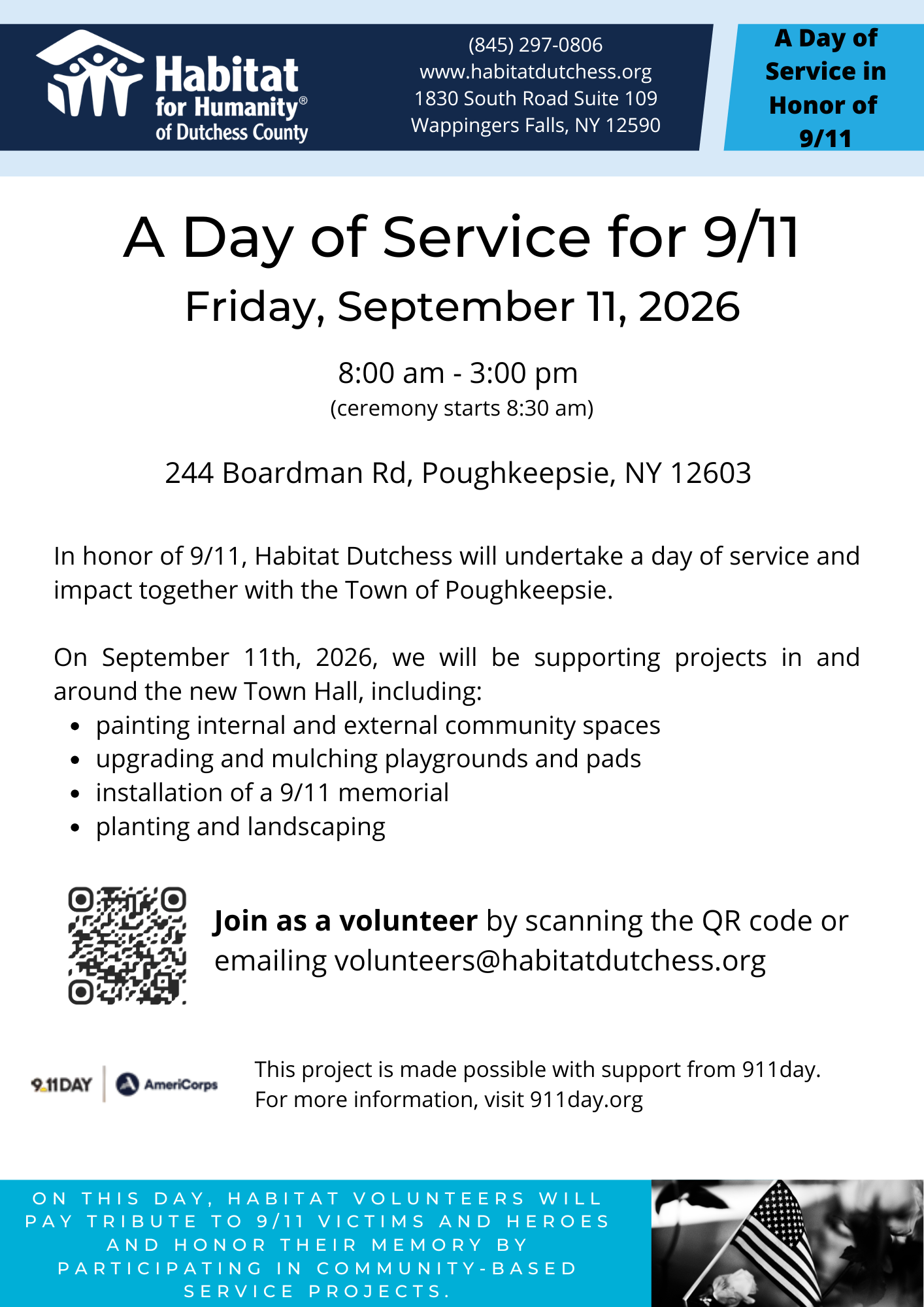 A Day of Service for 9/11