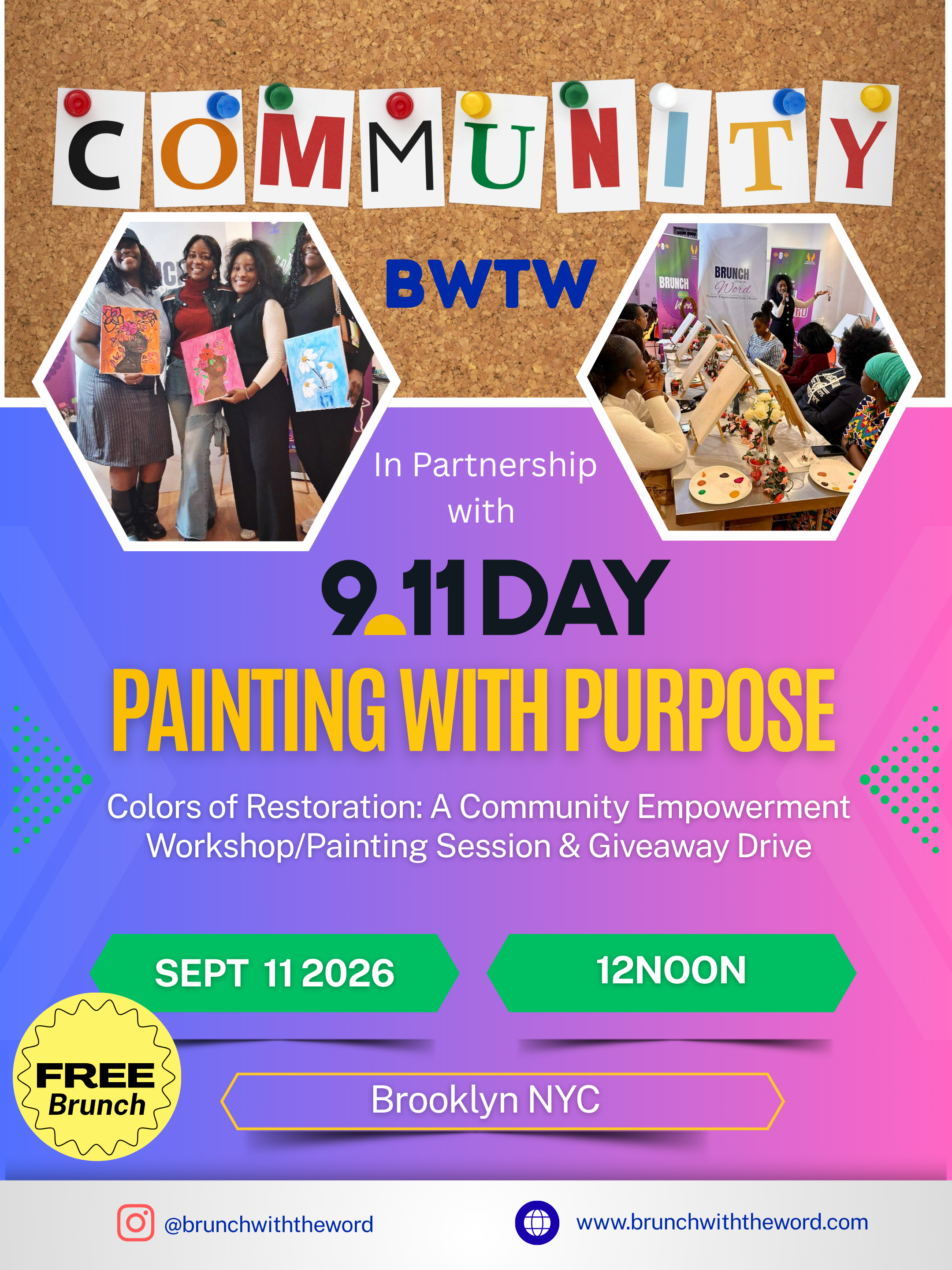 Colors of Restoration: A Community Empowerment Painting Session & Giveaway Drive